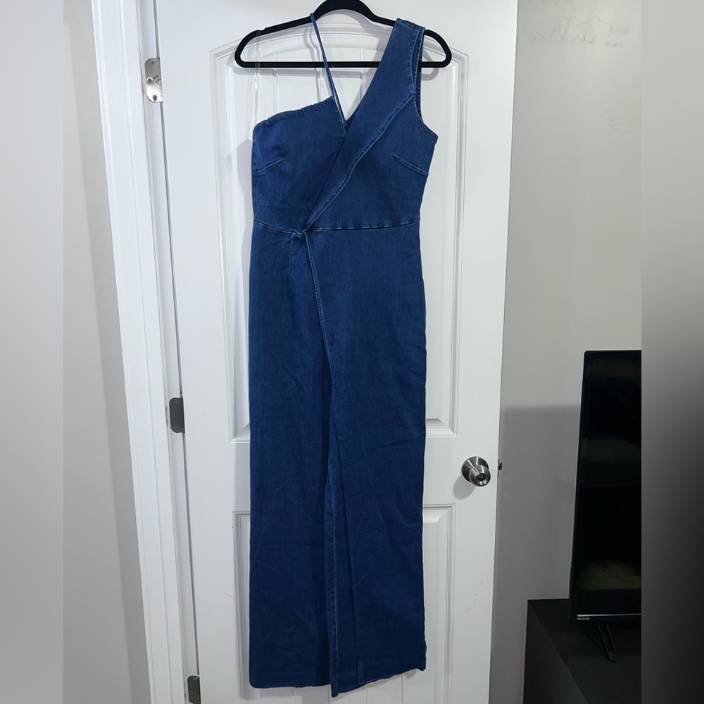 Women's Blue Denim Jumpsuit
